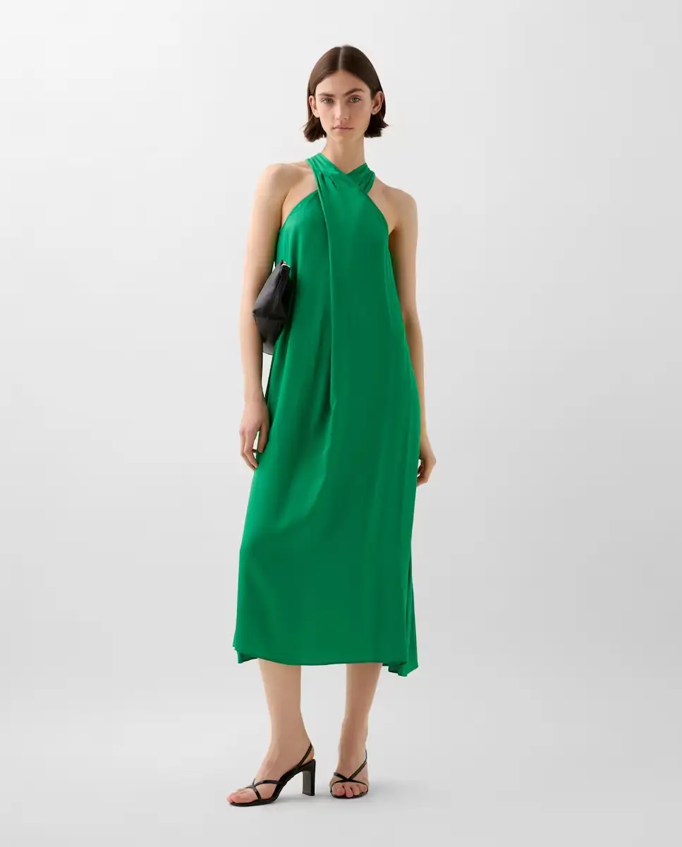 Vestido verde halter