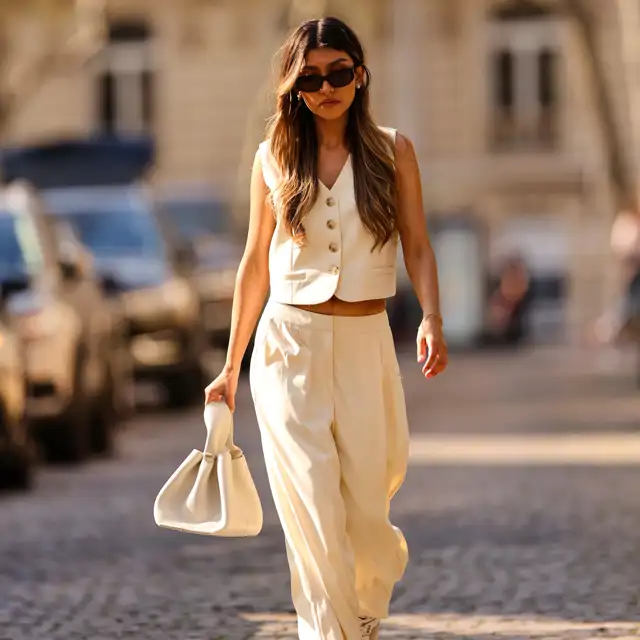 Adiós, rebajas: acaba de llegar a la nueva colección de Mango el pantalón de lino que lucirán las mujeres bajitas con sandalias planas este verano