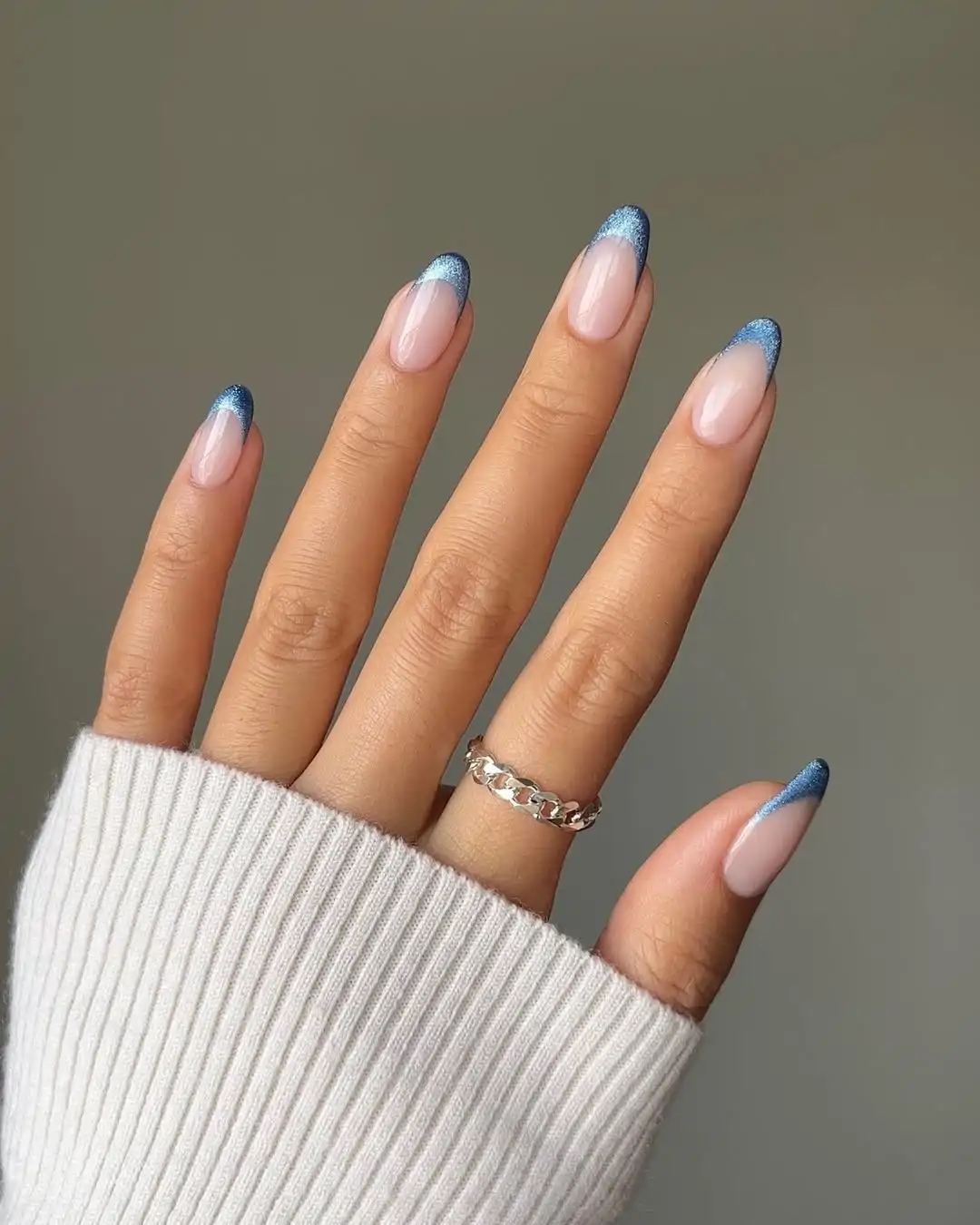 manicura francesa invierno