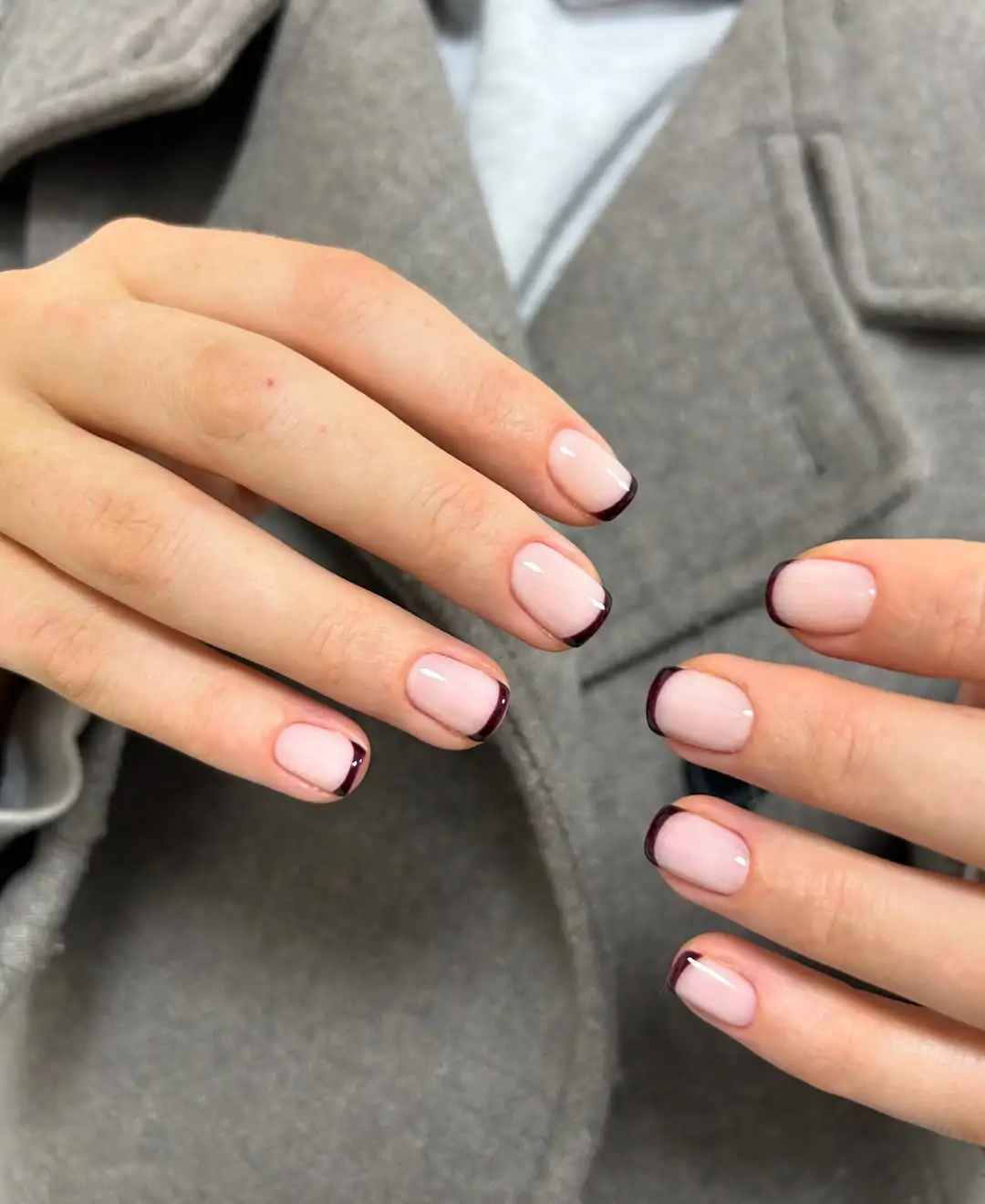 uñas francesas invierno