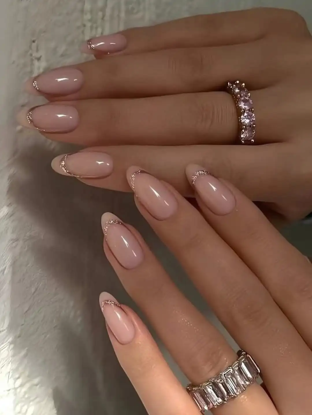 uñas francesas invierno