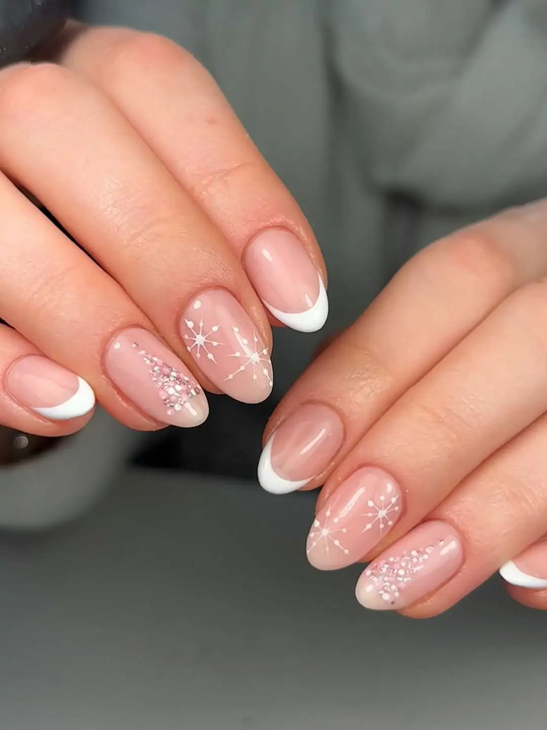 uñas francesas invierno